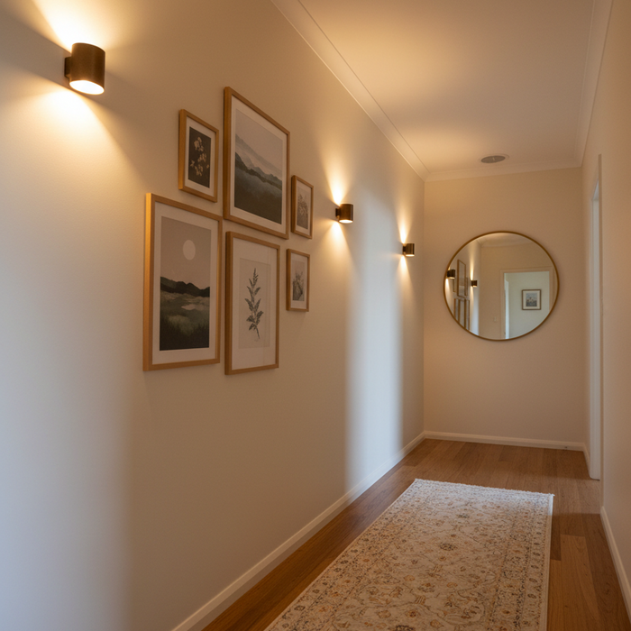 How to Light a Hallway That Has No Natural Light