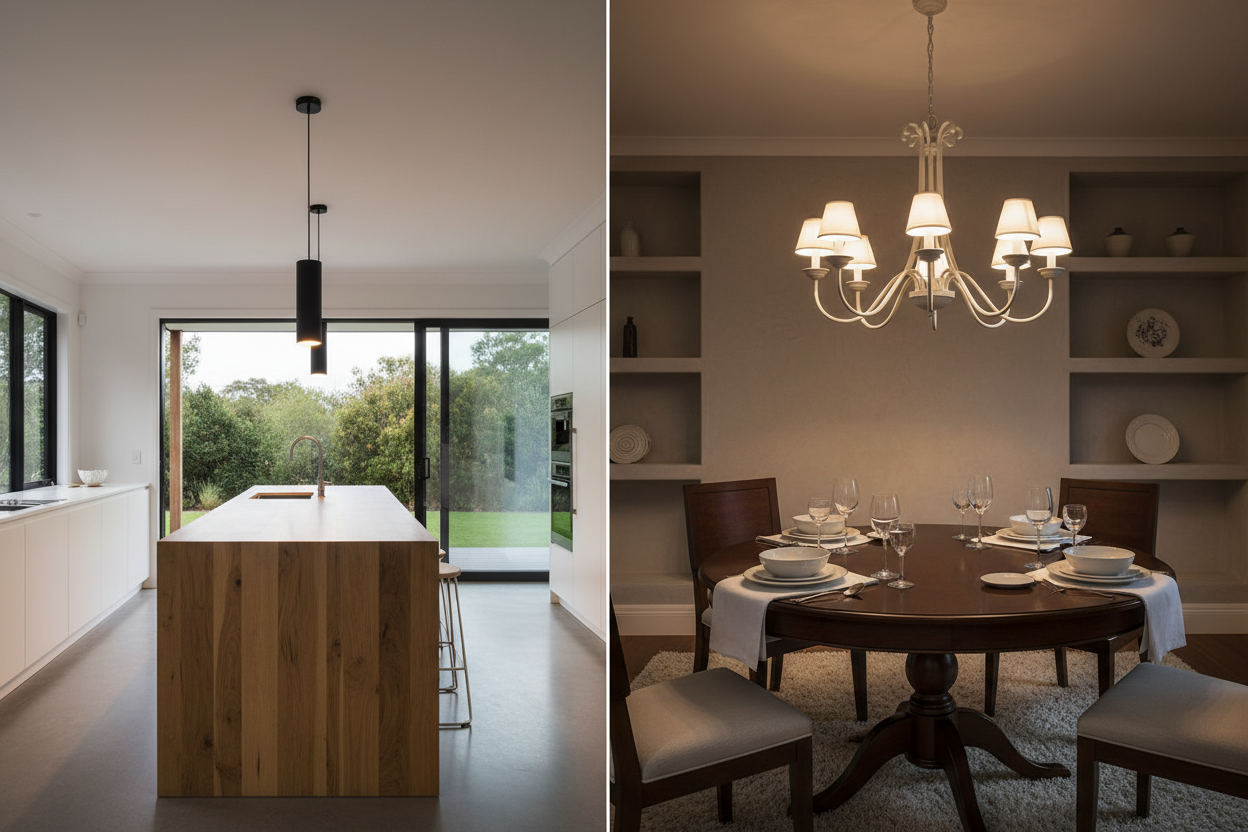 What Is the Difference Between a Pendant Light and a Chandelier?