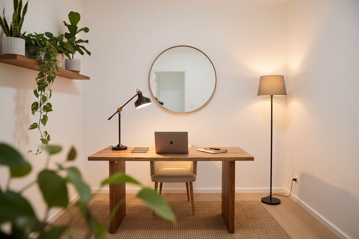 Best Lighting for a Home Office with No Windows