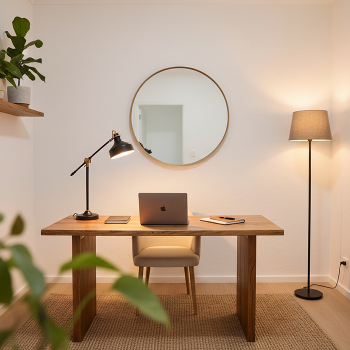 Best Lighting for a Home Office with No Windows