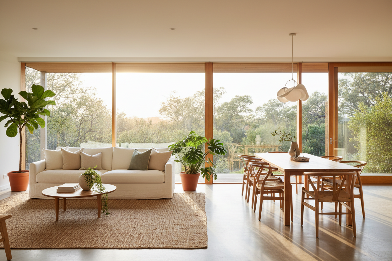 How to Arrange Furniture in an Open Plan Living and Dining Room