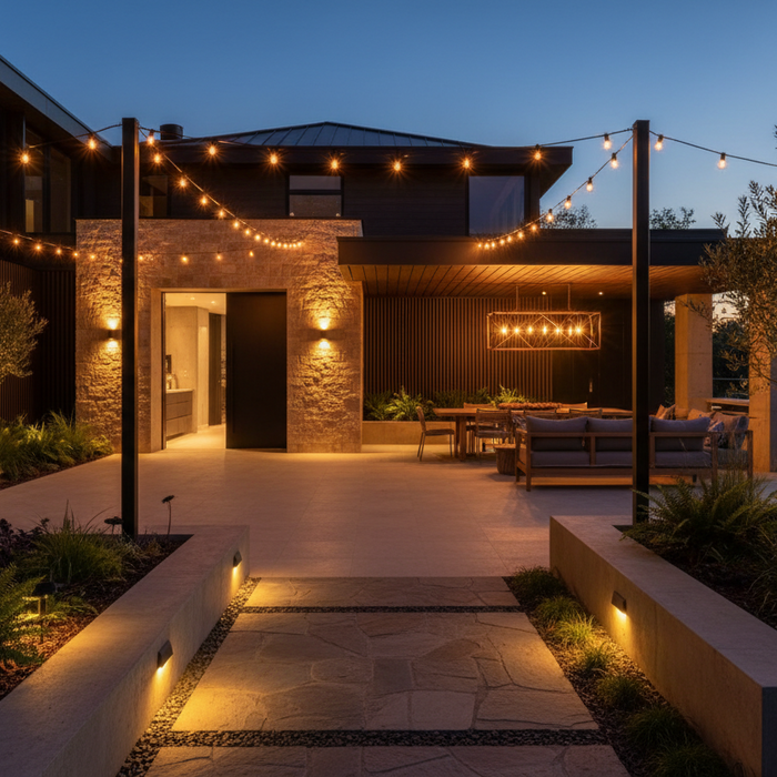How to Light an Outdoor Entertaining Area Like a Designer