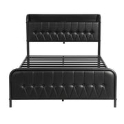 Artiss Double Bed Frame with Storage Headboard SAA Certified Charging Station - Lucendi Home