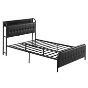 Artiss Double Bed Frame with Storage Headboard SAA Certified Charging Station - Lucendi Home