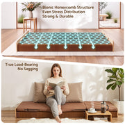 Artiss Folding Kraft Paper Bed Frame with Mattress and Pillow 300kg Capacity 200x60cm - Lucendi Home