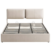 Artiss King Bed Frame Gas Lift Storage 3 Drawers Adjustable Headboard Platform Base - Lucendi Home