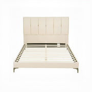 Artiss Queen Bed Frame Upholstered Platform Bed with Tufted Headboard 300kg Support - Lucendi Home