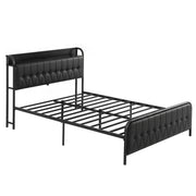 Artiss Queen Bed Frame with Storage Headboard SAA Certified Charging Station - Lucendi Home