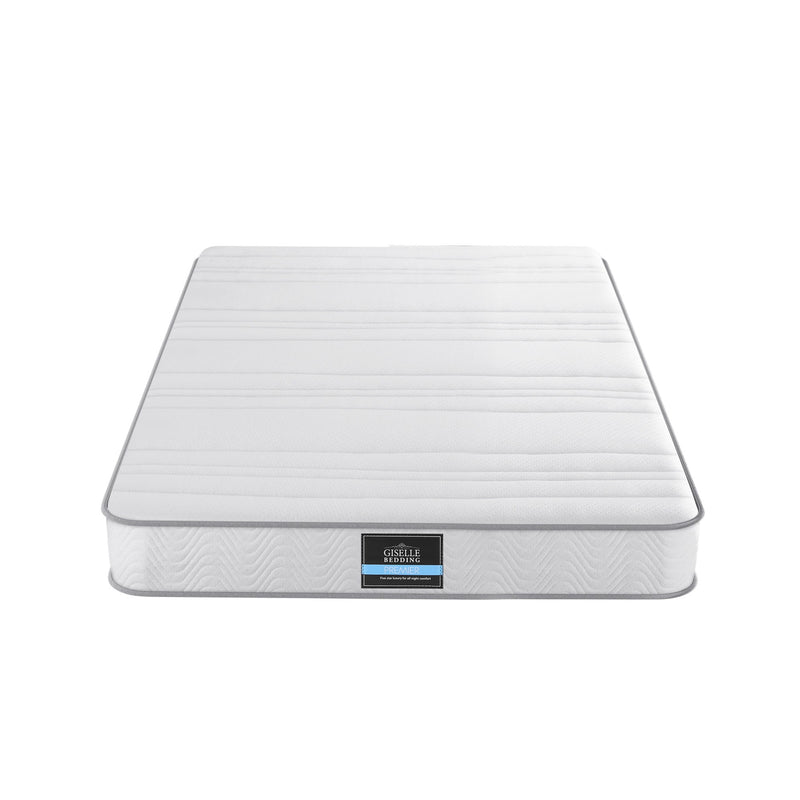 Giselle Single Mattress 20cm with Reinforced Edge Support Egg-Crate Foam