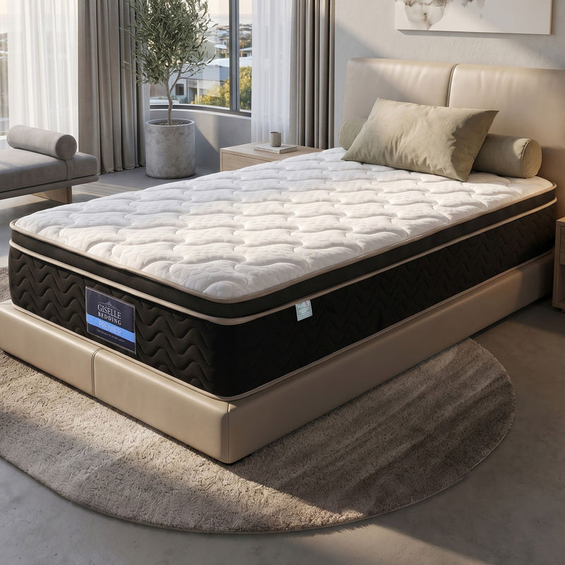 Giselle 35cm Single Mattress Firm with Copper Memory Foam and Edge Support