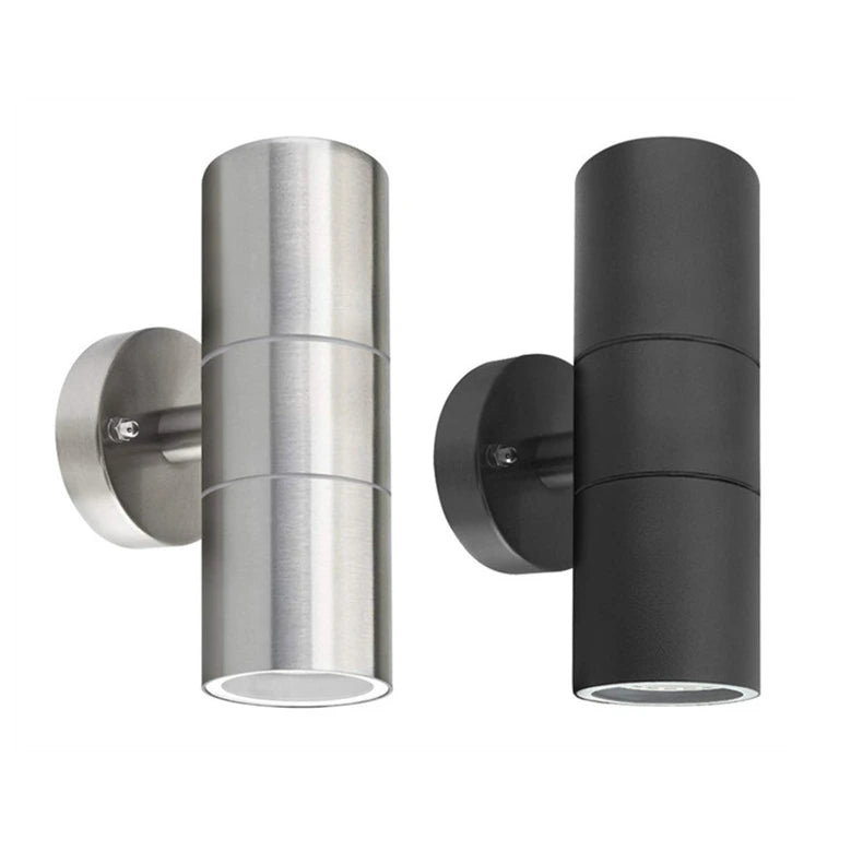 Stellar Outdoor Stainless Steel Wall Sconce – Modern IP65 Up & Down Light