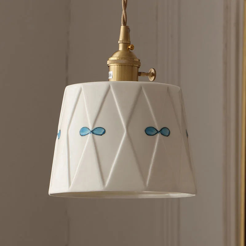 Up close shot of hanging pendant light