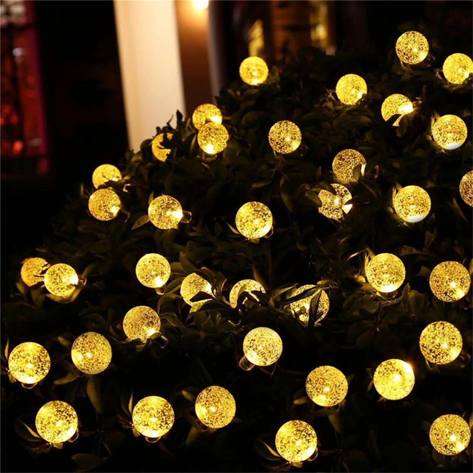 Solar Sparkle Fairy String Lights – 12m Outdoor Waterproof LED Holiday Wire