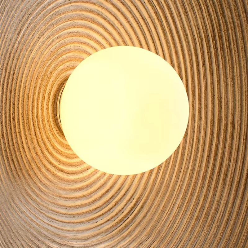 Lyra Abstract Ceramic Wall Sconce – Modern Sculptural Indoor Novelty Lamp