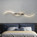 Serpentine Modern Wall Sconce – Minimalist Fluid Wave Accent Light