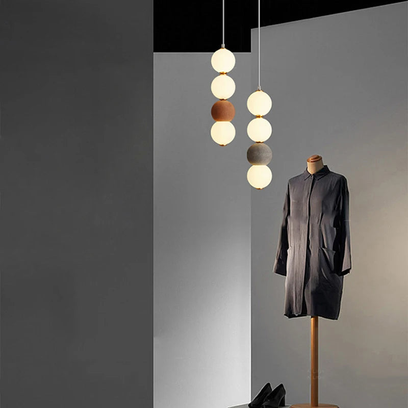 Lucendi Ceiling Pendant Light - Industrial Minimalist Hanging Cylinder Light