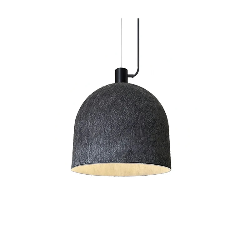 Aura Nordic Felt Pendant Light – Contemporary Sound-Absorbing Textured Chandelier
