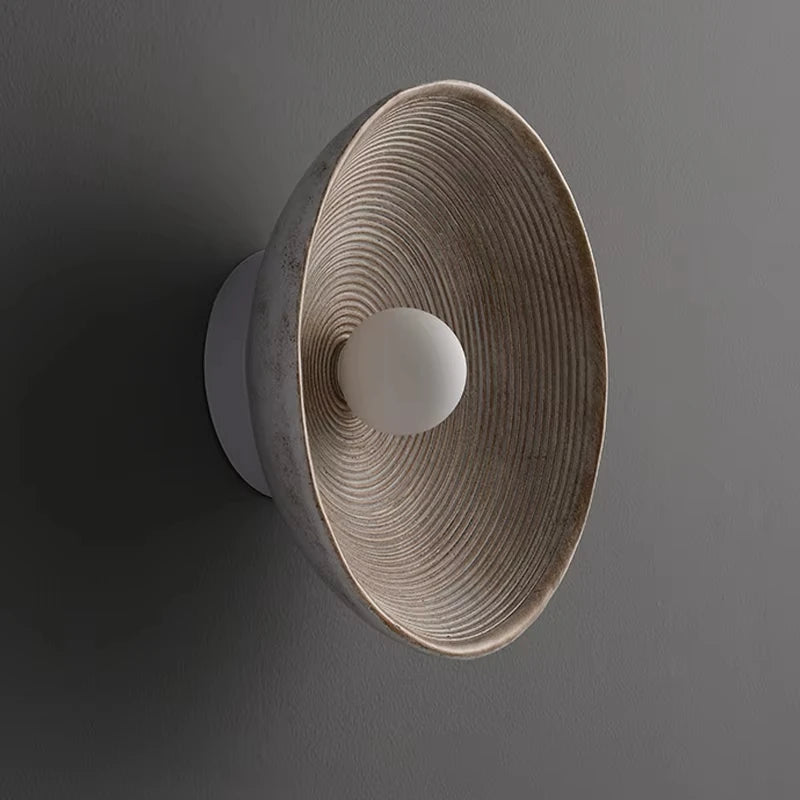 Lyra Abstract Ceramic Wall Sconce – Modern Sculptural Indoor Novelty Lamp