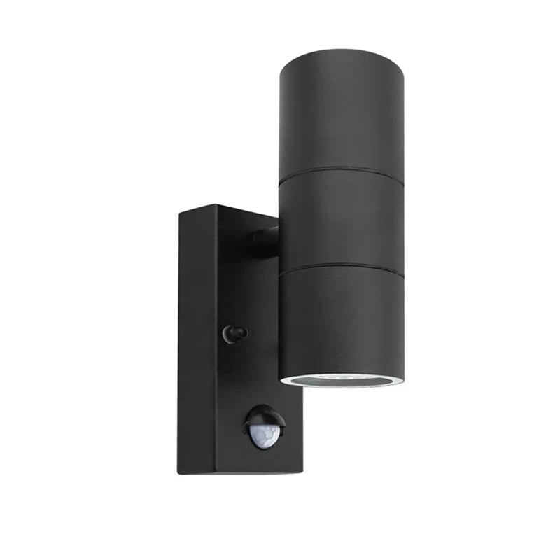 Apex Modern Motion Sensor Wall Sconce – Intelligent PIR Stainless Steel Outdoor Light