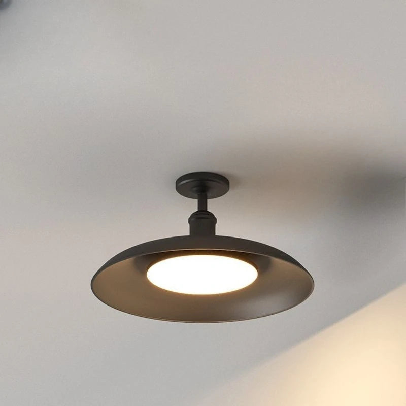 Outdoor Waterproof Ceiling Light – Industrial Minimalist Design