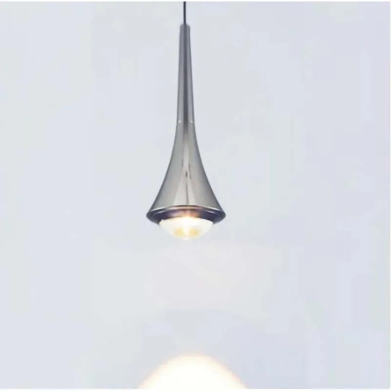 Tear Drop Pendant Chandelier - Pearl Black, Gold & White