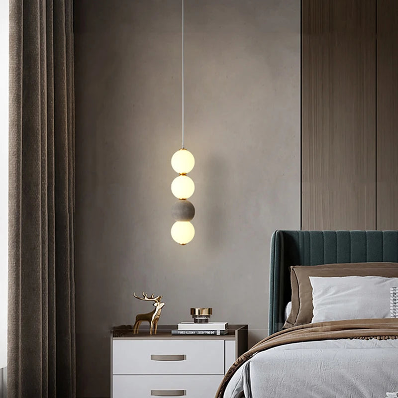 Lucendi Ceiling Pendant Light - Industrial Minimalist Hanging Cylinder Light